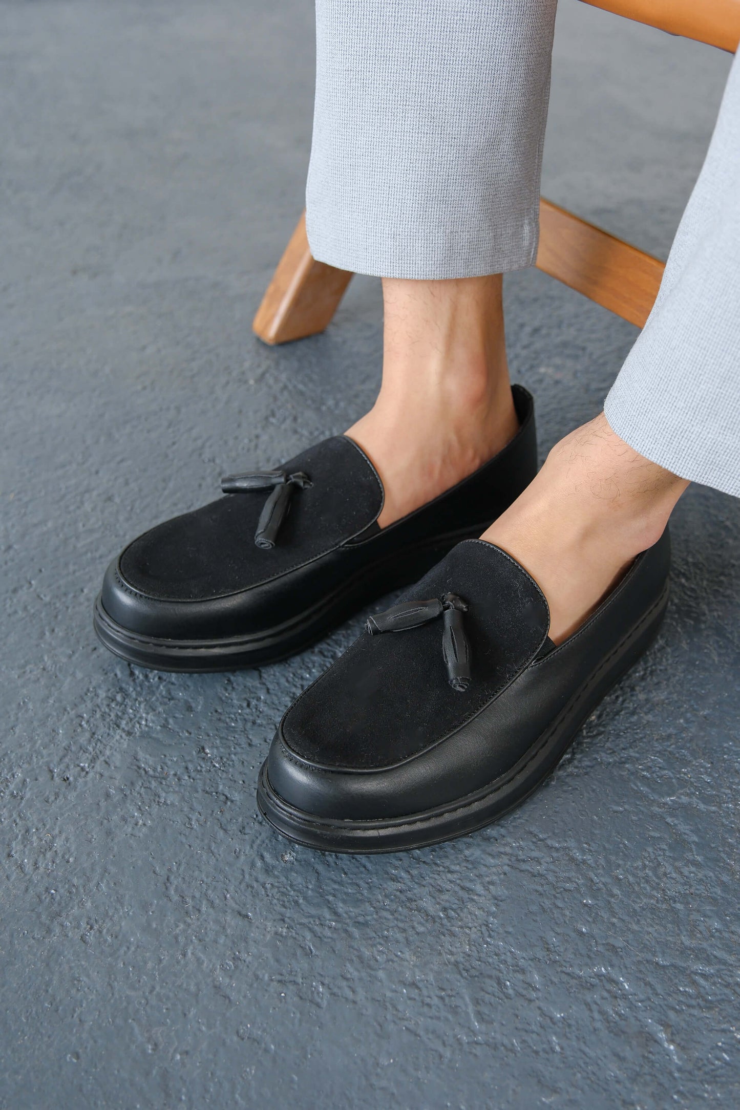 MN002 - CST Loafer Pelle Erkek Ayakkabı SIYAH